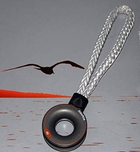 Nautos Plug and Sail Loop - Dyneema line Friction Ring - 20-30 - 40mm Ring Diameter (40mm Ring & 7mm Dyneema)