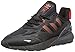 Price comparison product image adidas Men's Zx 2k Boost 2.0 Gymnastics Shoe, Core Black Solar Red Carbon, 6 UK