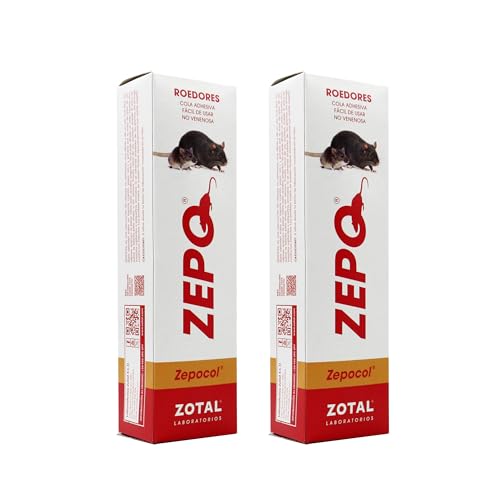 Zotal Zepo® Zepocol Trampas de Pegamento para Cazar Ratones (Pack 2 Unidades)
