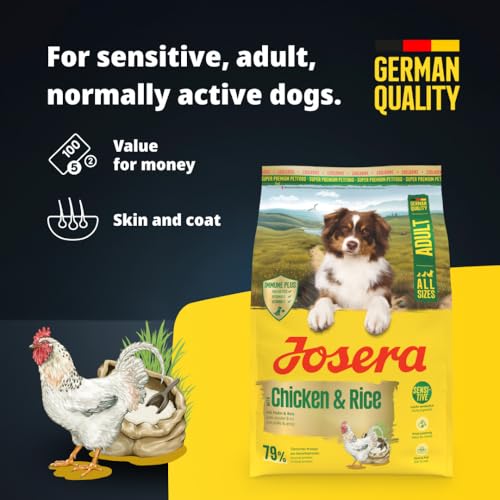 Josera Adult Chicken & Rice 12,5 kg Trockenfutter für Hunde