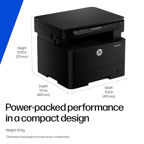 Image of HP 323d Auto Duplex Laser Printer (New Launch), Print Scan Copy,LCD Display, 30 PPM, 256 MB Memory, USB 2.0, Black