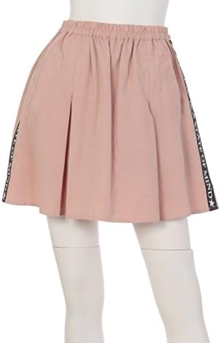 Amazon World Wide Love ワールドワイドラブ ロゴテープスカパン グレイッシュピンク M カプリ クロップトパンツ 通販