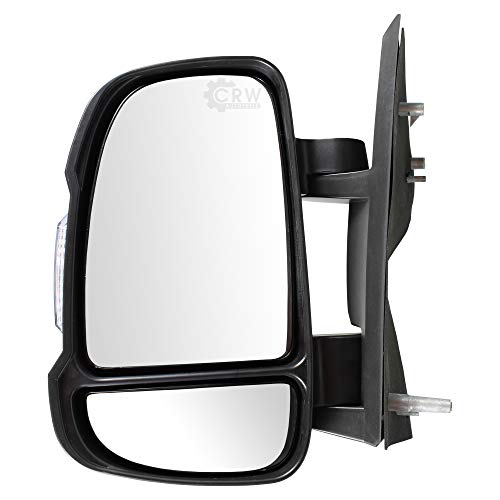 Rétroviseur extérieur gauche pour Boxer Ducato Jumper modèle 06-14 bras court mécanique + clignotant