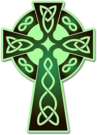 Celtic Cross Vinyl Sticker - Car Phone Helmet - Select Size