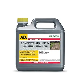 FILA Concrete PRO-TECT — Penetrating Concrete Sealer, Silane Siloxane Waterproof Sealer for Driveway, Garage Floor, Basement & Patio - Breathable, Matte Finish, Stain Resistant, 1 Gallon