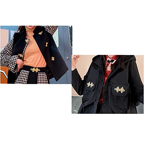 Wire Gold Wire Chinese Cheongsam Buttons 1 Pair