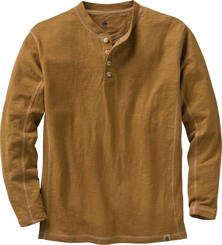 Legendary Whitetails Men’s Henley Long Sleeve Casual Fit Shirt