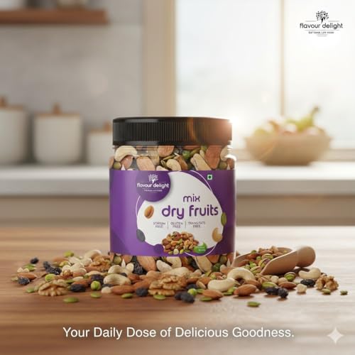 Image of Flavour Delight Dry Fruits Mix 250g | Nuts, Seeds & Dried Fruits | Protein-Rich Snack