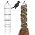 TCBWFY Obelisk Trellis for Climbing Plants,6 FT Tall Metal Garden Trellis,Plant Support for Climbing Vines,Flowers Stands,Thickened Tube Black Plant Tower,Rustproof Garden Obelisk for Outdoor Indoor
