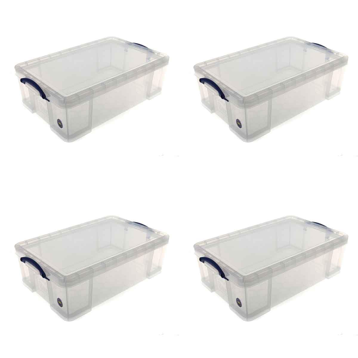 Really Useful Storage Box 50 Litre Pack of 4