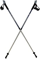 LEKI Nordic Walking Instructor Poles - Fully Adjustable 100-130cm Aluminum/Carbon Dark Blue Trekking Poles
