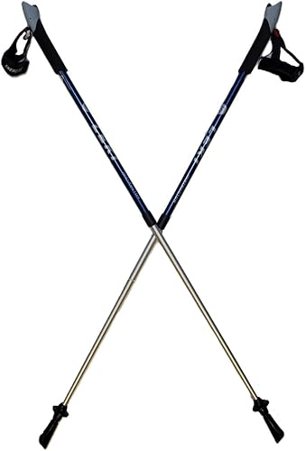 LEKI Nordic Walking Instructor - Bastón para caminar (39.4-51.2 in), color azul oscuro