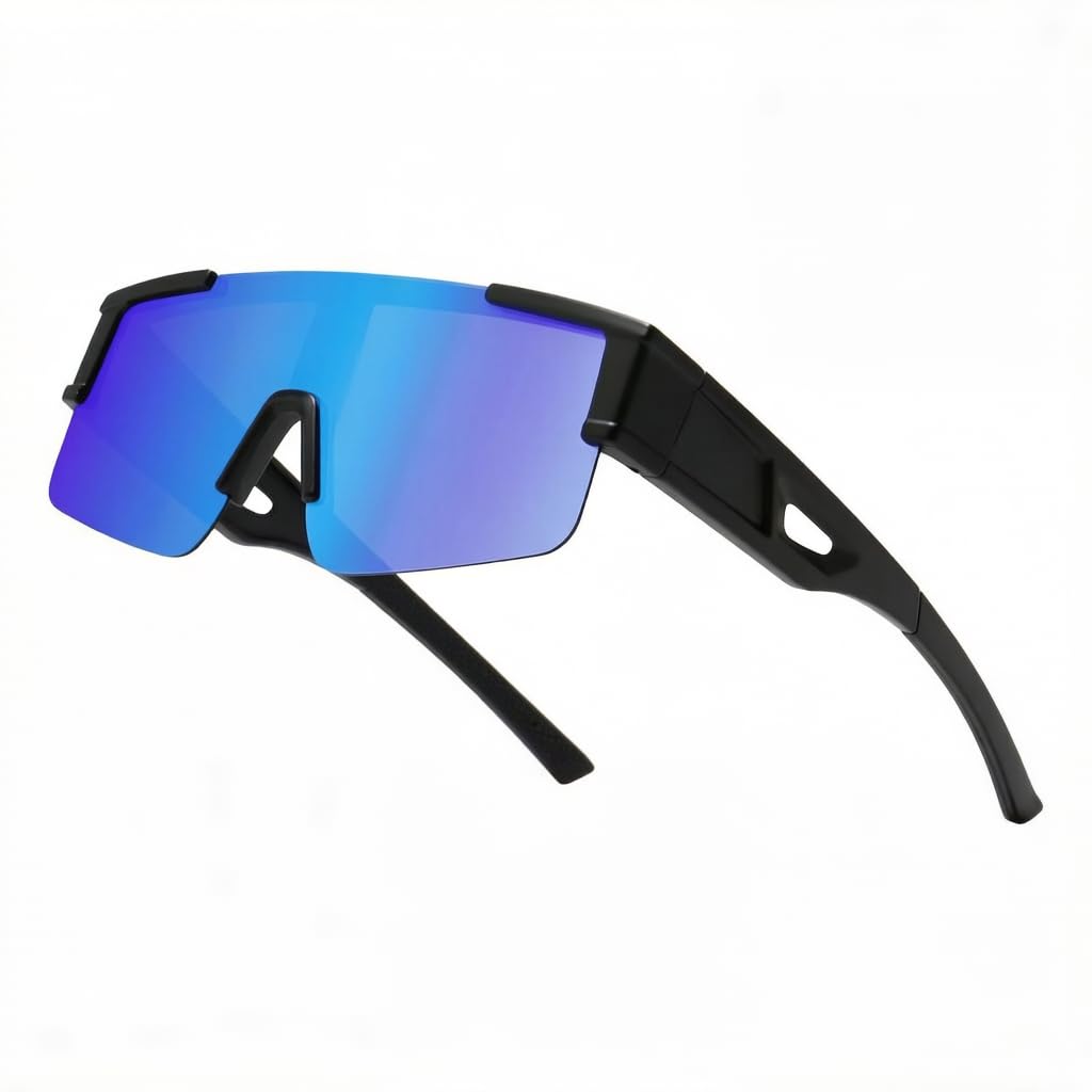 Polarizzati Sovraocchiali Occhiali Da Sole Quadrati Sportivi Donne Uomini UV400 Ciclismo MTB TR90 Bici