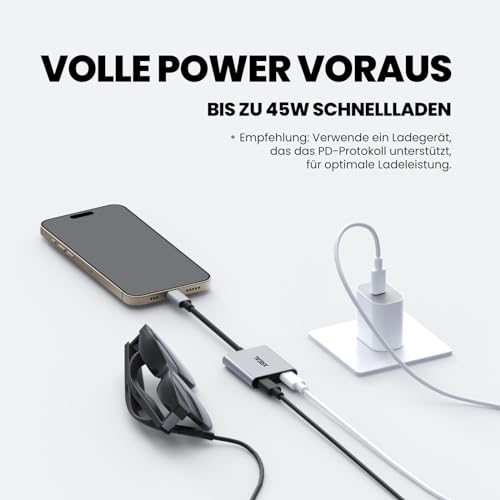 XREAL 1S AR Brille Bundle XREAL Hub, für iPhone 17/16/15, mit REAL 3D, Power und Play Adapter
