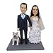 topper torta nuziale personalizzato con bambola cane personalizzato Pet ritratto scultura scultura umana disegno scultura da mini bambole statua foto