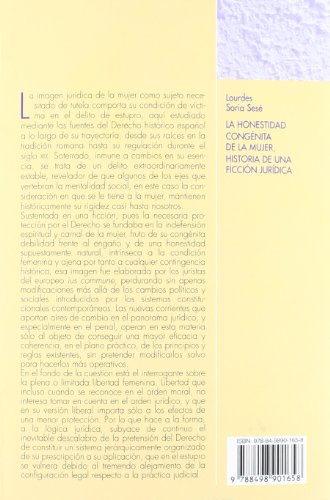 La Honestidad Congénita de la Mujer, Historia de una Ficción Jurídica