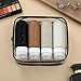 Gemice Travel Bottles for Toiletries, Tsa Approved Travel 3oz Size Containers with Clear Bag, BPA Free Leak Proof Travel Tubs Refillable Liquid Travel Accessories for Cometic Shampoo Lotion (4 Pack)