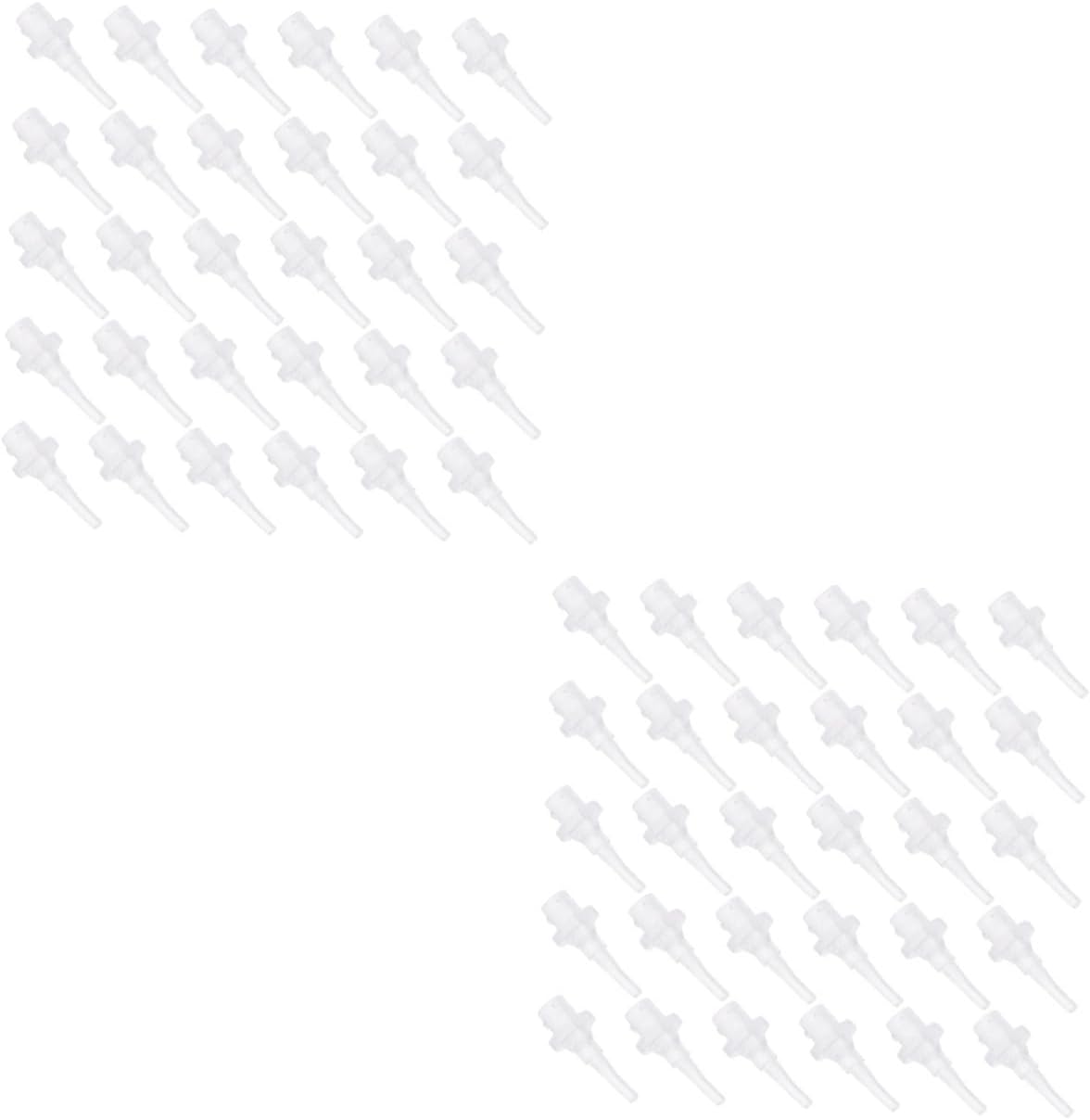 60pcs Premium Ear Nozzles for Ear Cleaning and Rigid Design for Irrigation for Personal Care