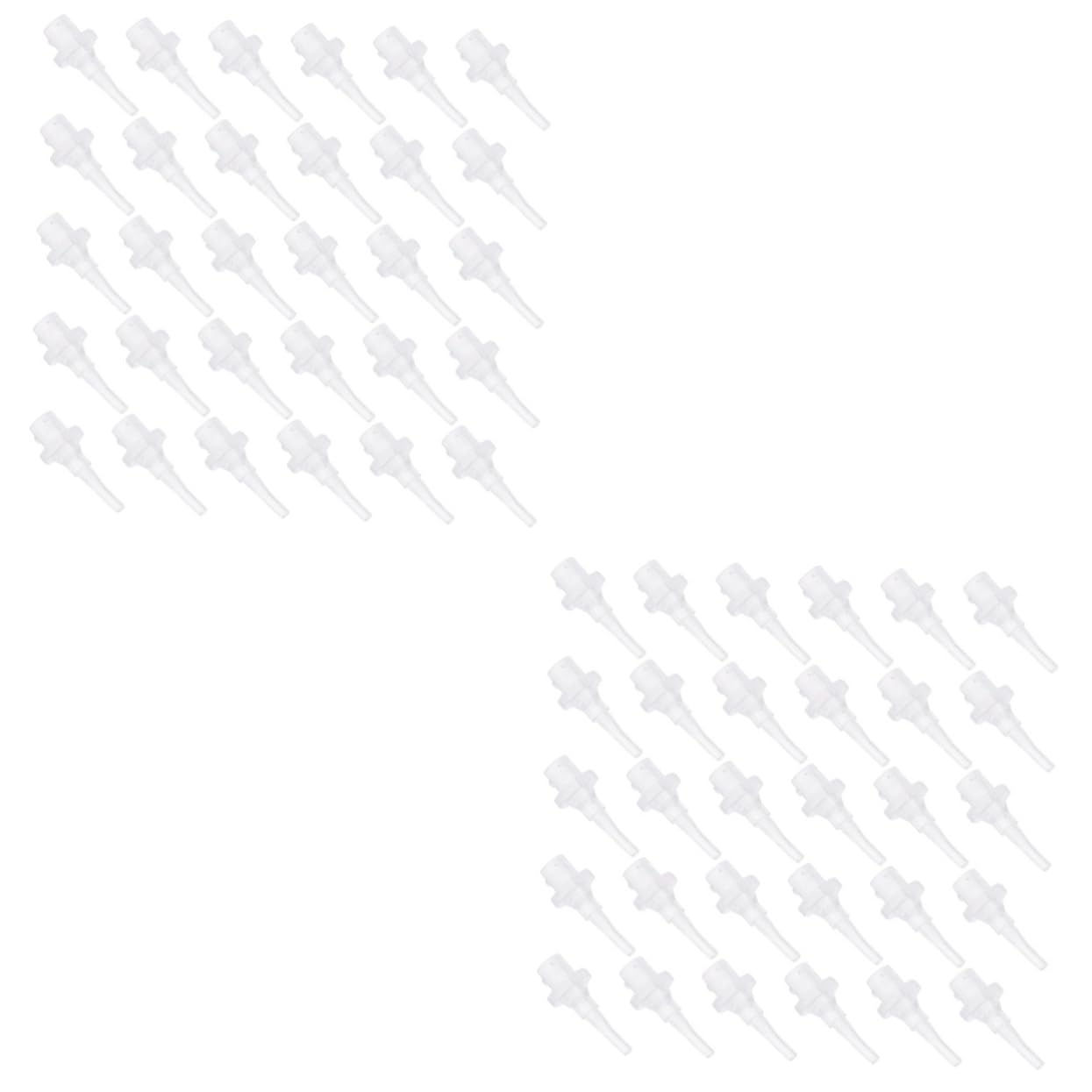 60pcs Premium Ear Nozzles for Ear Cleaning and Rigid Design for Irrigation for Personal Care