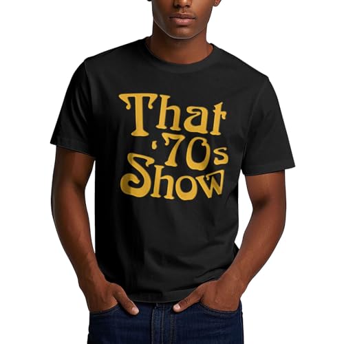Mans Crew-Neck T Shirts for That TV 70s Show T Shirt,Comfortable 70s Fashion Short Sleeve Tee