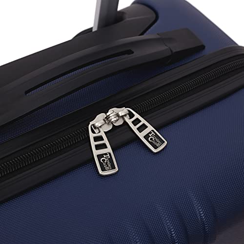 Travelers Club Cosmo Hardside Spinner Luggage, Navy Blue, Carry-On 20-Inch #TOP6