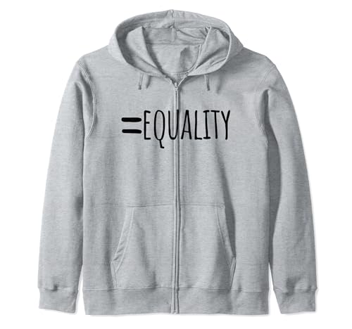 Equals Equality LGBT Pride Equal Rights Sign Feminism BLM Sudadera con Capucha