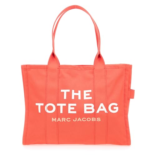 Marc Jacobs The Large Tote Electric Orange grand sac de créateur en toile