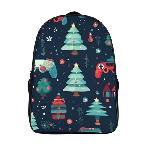 Mochilas escolares para niños con diseño de árbol navideño en 3D
