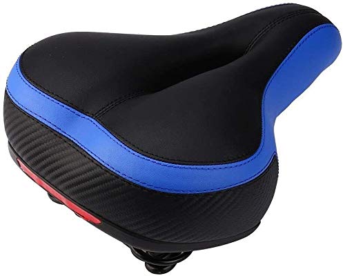 Comfortable Bike Seat, Extra Wide and Padded Bicycle Saddle Front Seat Soft Pad Saddle Seat for BMX 