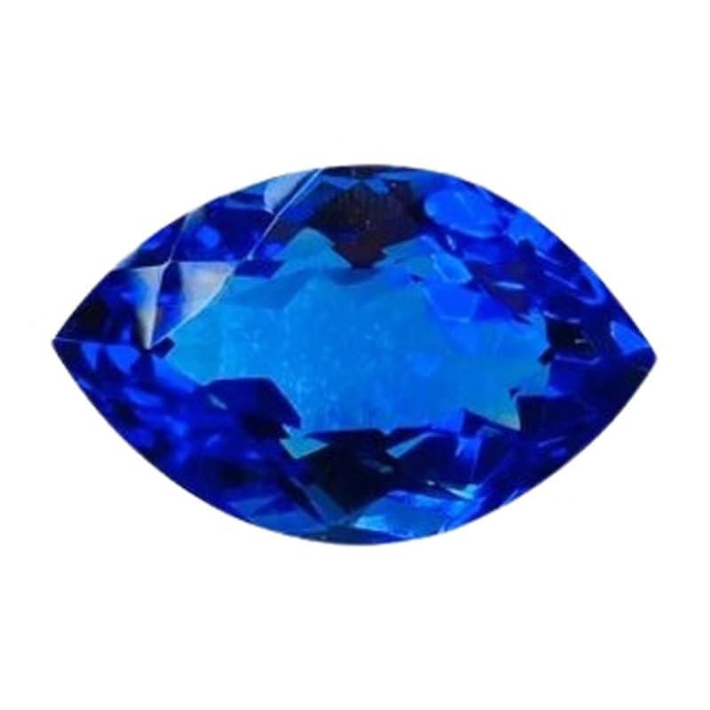 Saphir bleu naturel marquise 21mm pour remplacer une pierre ou réparer un collier