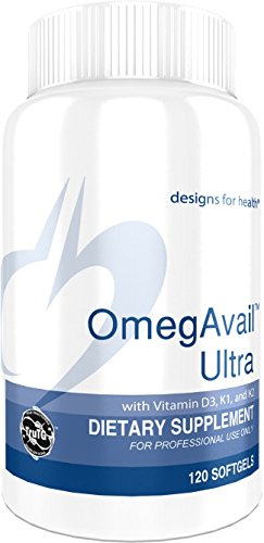 Designs for Health OmegAvail Ultra TG - Fish Oil 1200mg with Vitamin D3