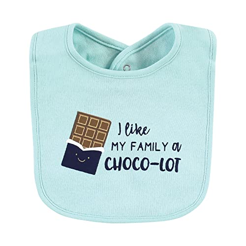 Image of Hudson Baby Unisex Baby Cotton Bibs, Popsicle, One Size