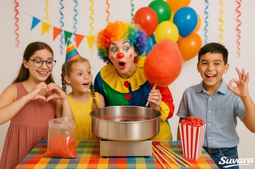 Zuckerwatte Zucker mit Geschmack Erdbeer Rot farbiger Aromazucker 500g für die Zuckerwattemaschine – Bild 4