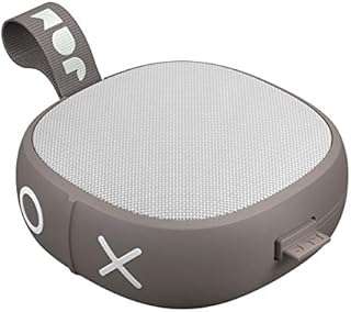 Jam Hang Up Shower Bluetooth Speaker, Stick Pad, 8 Hour Playtime, Waterproof, Dust Proof, Drop Proof IP67 Rating, Built In Wireless Speakerphone, Aux In Port, Integrated USB - Grey