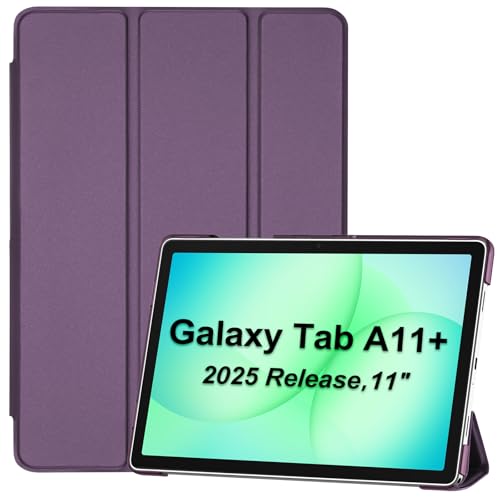 ProCase Case for Samsung Galaxy Tab A11+ (SM-X230) 2025/ A9+ (SM-X210) 2023 11 Inch, Galaxy Tab A11 Plus/A9 Plus 11 Inch Tablet Case, Cover with Auto Sleep/Wake -Dark Purple