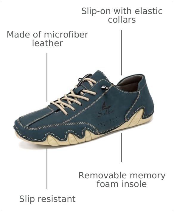 Image of Driving Shoes for Men Casual Shoes Men Loafers Mens Fashion Shoes Comfort Sneakers Walking