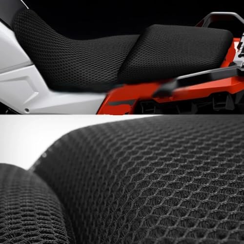 Coussin protection en tissu pour selle Trident 660 en balade - 3