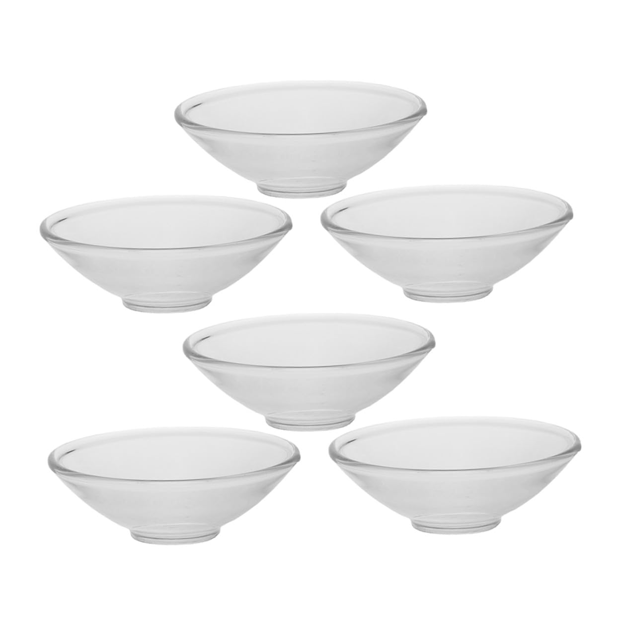 6 Piezas de Vidrio para Candles, Bobeches de Vidrio para Candelabros Redondos, Colector de Gotas Vela Reutilizable, Fácil de Limpiar