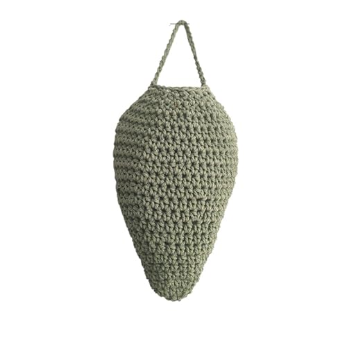 mophrati Señuelo de nido de avispas grande ganchillo, nido avispas suspendido, duradero, fácil instalación, ideal para parques y, Verde