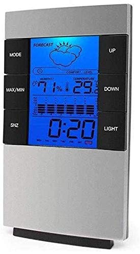EHVYBDX Weather Station with Display and Indoor Thermometer Pre-Calibrated Humidity Gauge
