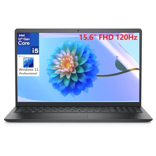 Dell 15 15.6" FHD 120Hz Business Laptop Computer, 12th Gen Intel 10-Core i5-1235U (Beat i7-1195G7), 32GB DDR4 RAM, 1TB PCIe SSD, 802.11ac WiFi, Bluetooth, Carbon Black, Windows 11 Pro