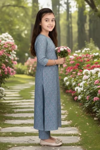 Image of Girls Girls Kurta Set