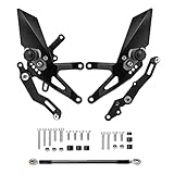 Motorrad-Fußrasten-Set Hintere Fußrastenpedal-Fußrasten-Zubehör Für Honda CB650R CBR650R 2019 2020 Schmücken (Color : Titanium)