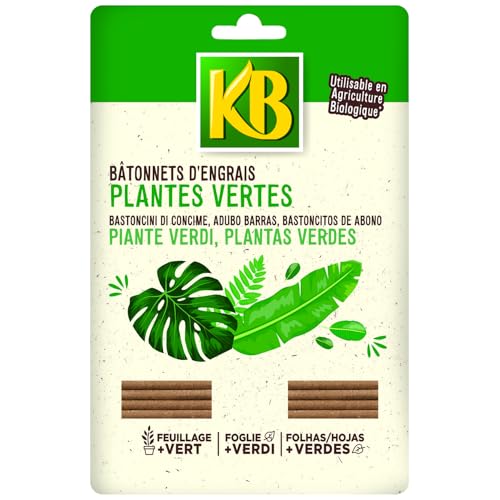KB Bâtonnets d'engrais plantes vertes x40