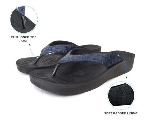 Image of AEROTHOTIC Comfortable Arch Support Flip Flops for Women Orthotic Sandals