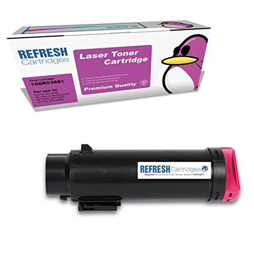 Refresh Cartridges Remanufactured Toner Cartridge Replacement for Xerox 106R03691 (Magenta)