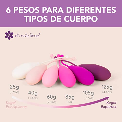 Descubre la mejor manicura y pedicura de LugoPulsa aqui 👈🏼 y pide cita Intimate-Rose-Pesas-para-Ejercicios-Kegel-de-Intimate-Rose-Control-de-la-Vejiga-y-Ejercicios-del-Suelo-Pelvico-Silicio-de-proxima-generacion-Rosa