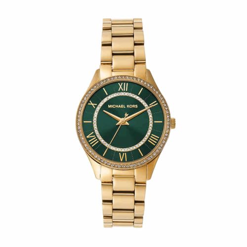 Michael Kors Lauryn Watch for Women, Quartz Three Hand Movement with Stainless Steel or Leather Strap – Ansicht 1