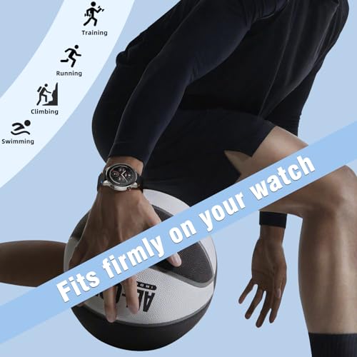 Image of 22mm Silicone Watch Band Compatible with Amazfit T-Rex 3 Pro 48mm /Balance 2 /Balance /Bip 6 /Bip 5 /GTR 4 /GTR 3 /GTR 2 /GTR 47mm, Wavy Replacement Strap for Amazfit Cheetah /Stratos 3 /2s