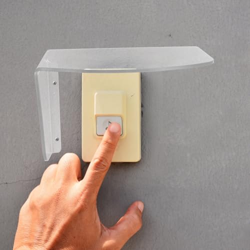 Cubierta para cerradura electrónica exterior y visera protectora de control de acceso 6